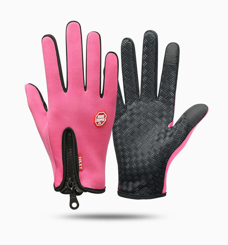 Fleece-Lined Touchscreen Outdoor Gloves