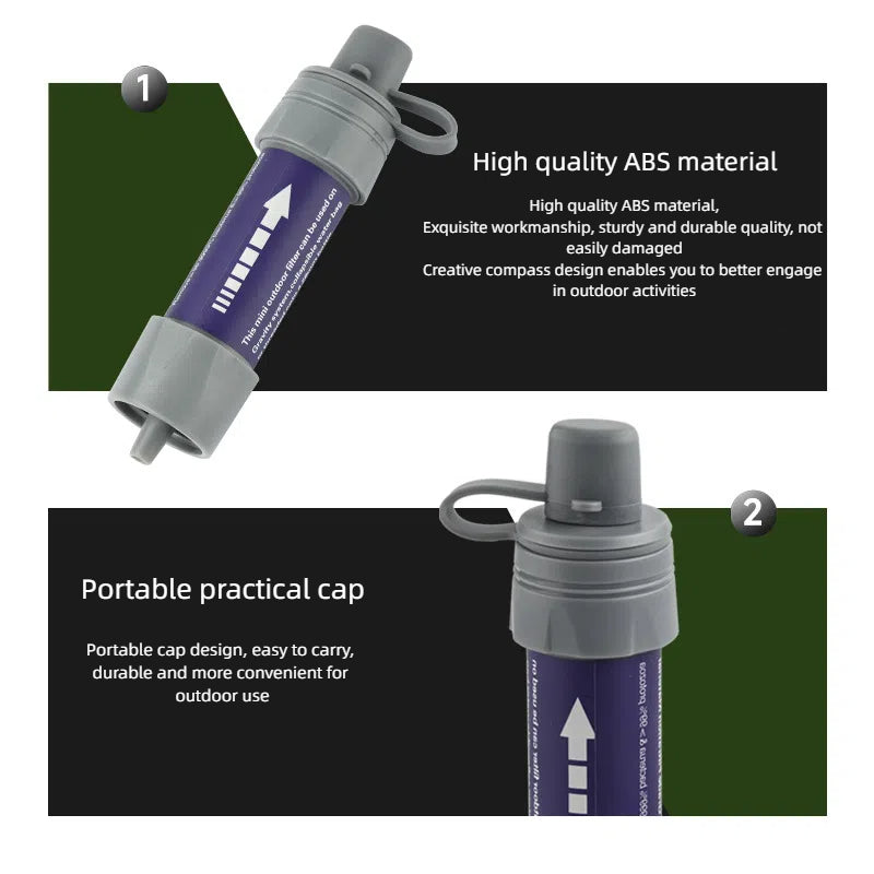 Compact Water Filter Straw
