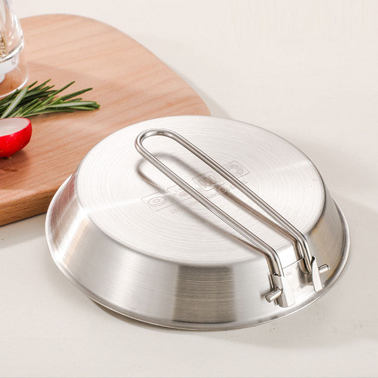 Stainless Steel Camping Frying Pan