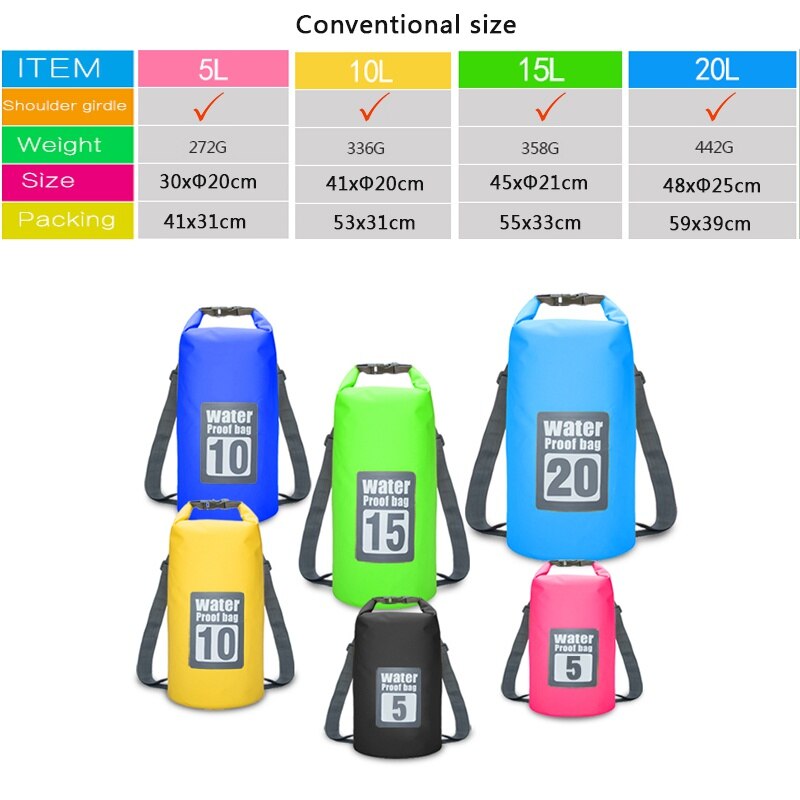 Waterproof Dry Bag | 5L & 10L