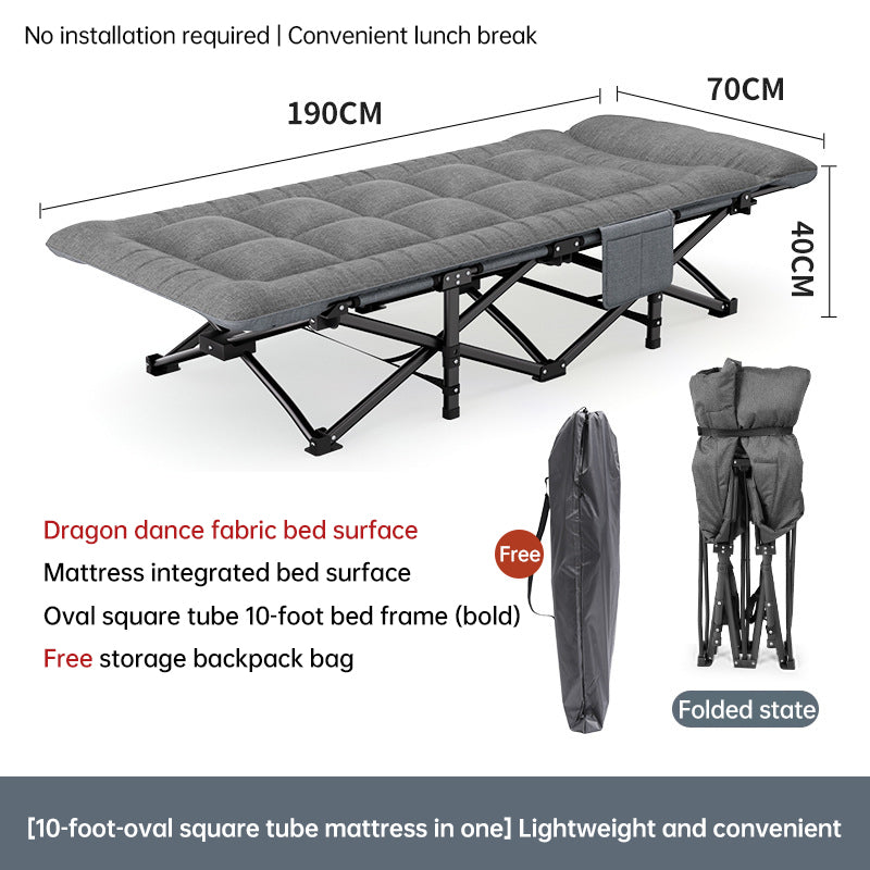 Folding Camping Cot with Carry Bag