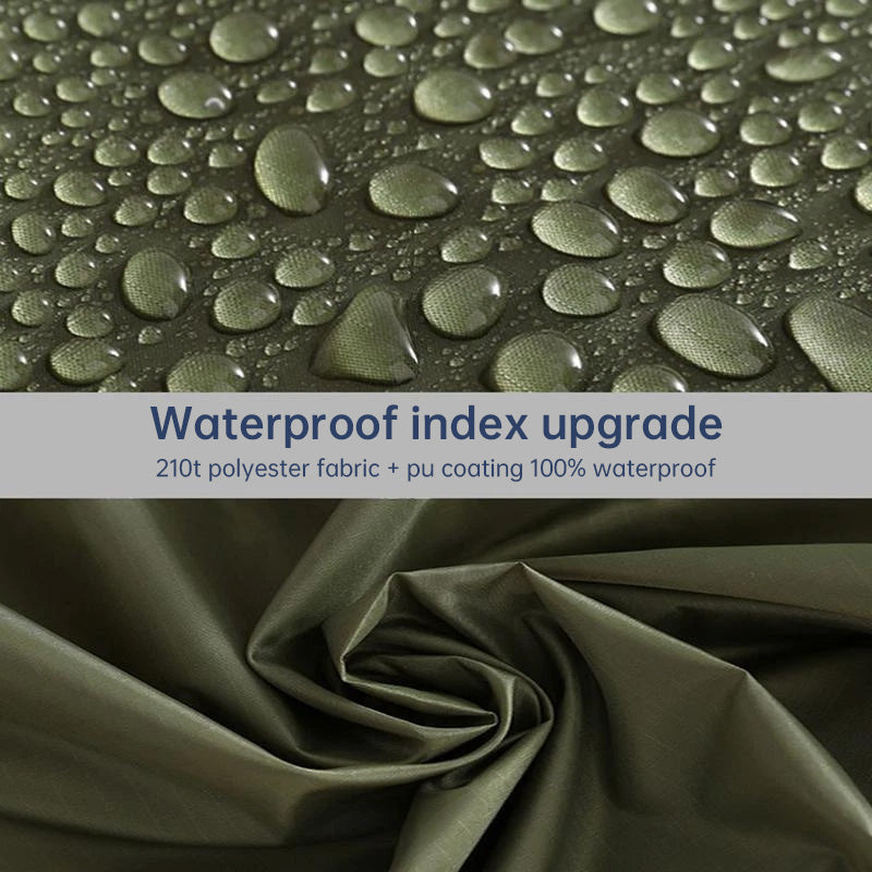 Lightweight Hooded Rain Poncho