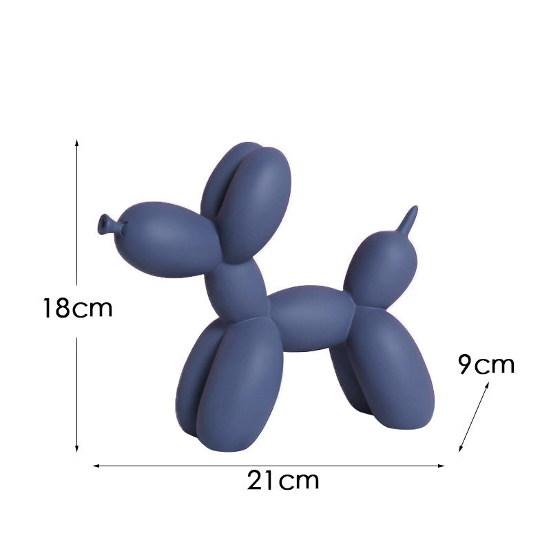 Black and white plaid balloon dog