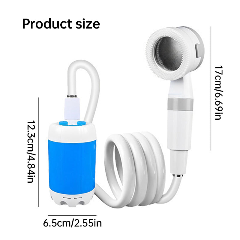 Rechargeable Camping Shower Pump | Digital Display