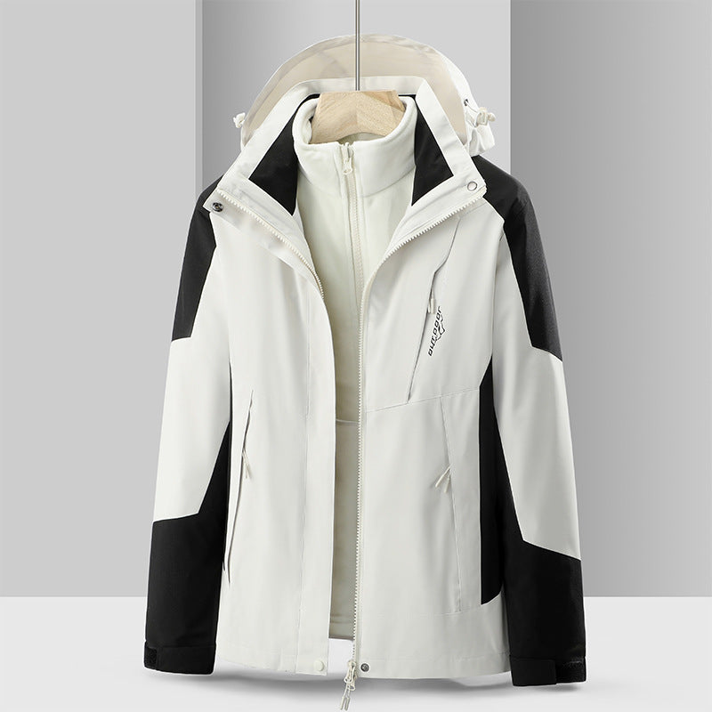 3-in-1 Hooded Outdoor Jacket