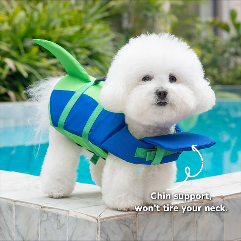 Dog Life Jacket | Tail Design & Grab Handle