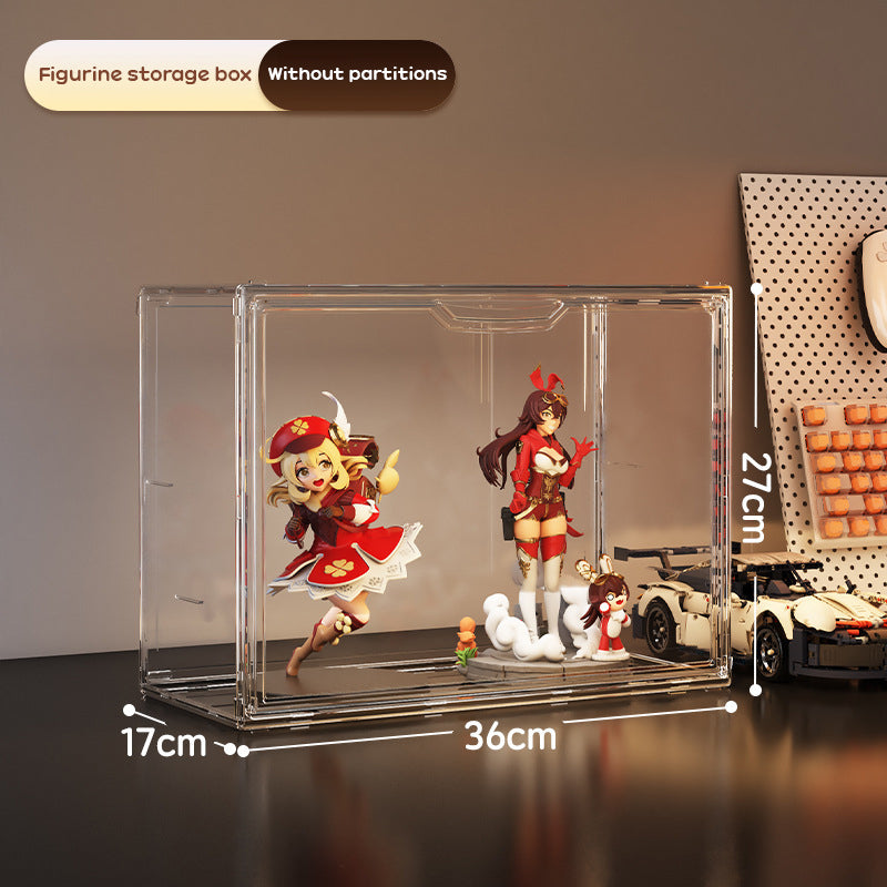 Foldable Magnetic Acrylic Case - Display & Protect Action Figures