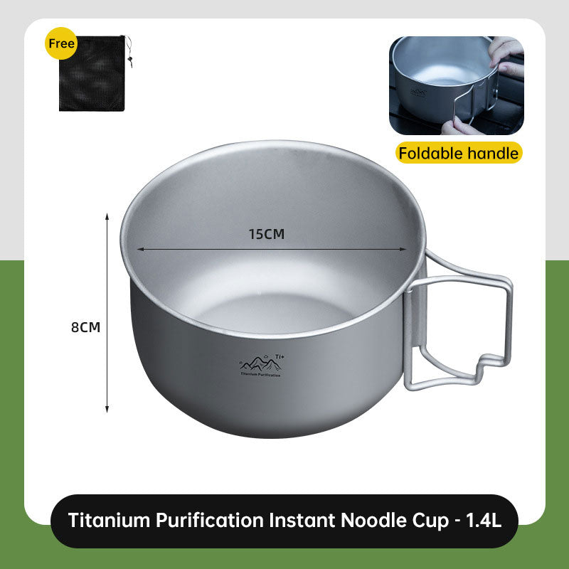 Titanium Alloy Camping Pot