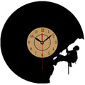Vinyl Record CLIMBING motive Wall Clock