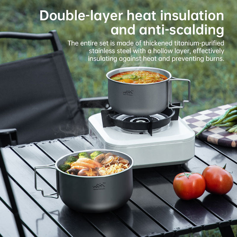 Titanium Alloy Camping Pot
