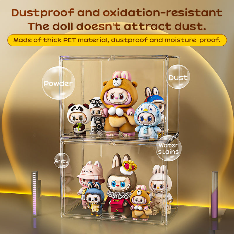 Foldable Magnetic Acrylic Case - Display & Protect Action Figures