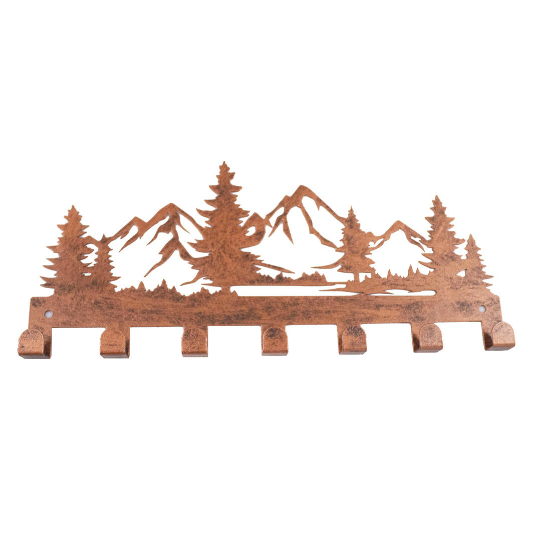 Mountain Wall Hooks | Metal Key Organizer