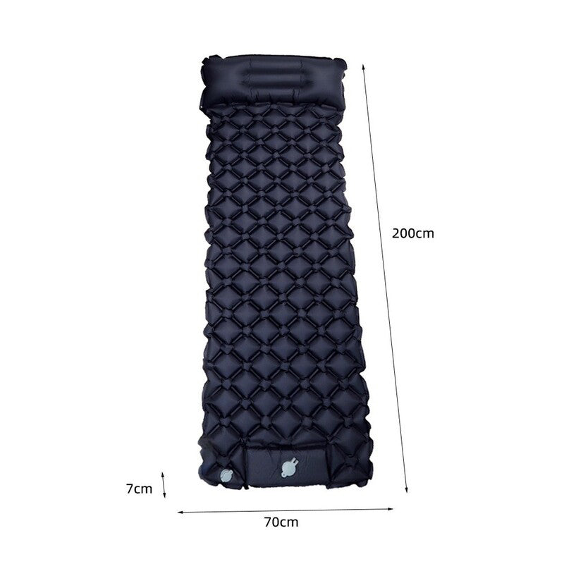 Inflatable Sleeping Pad with Pillow | 1–2 People