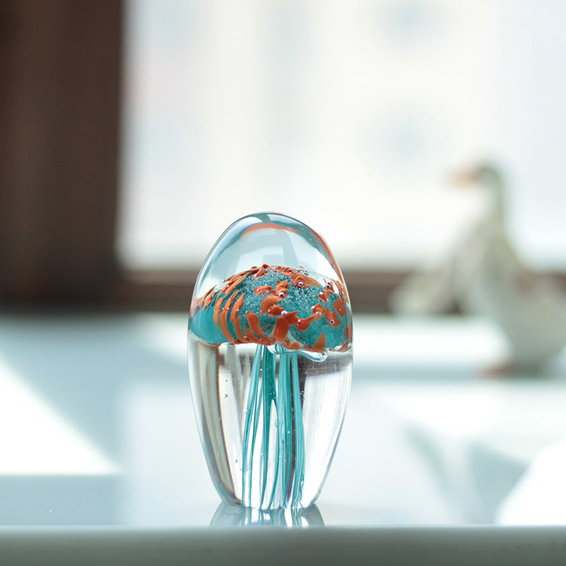 Glass Jellyfish Ornament