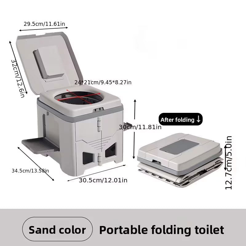 Folding Portable Camping Toilet