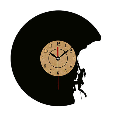 Vinyl Record CLIMBING motive Wall Clock