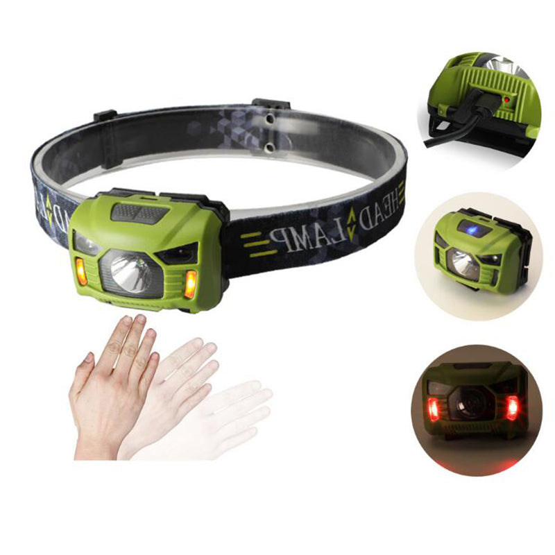 CREE LED Motion-Sensor Headlamp | USB Rechargeable