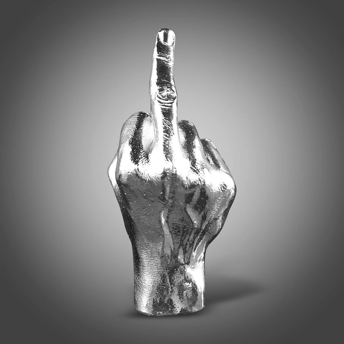 Vertical Middle Finger Statue
