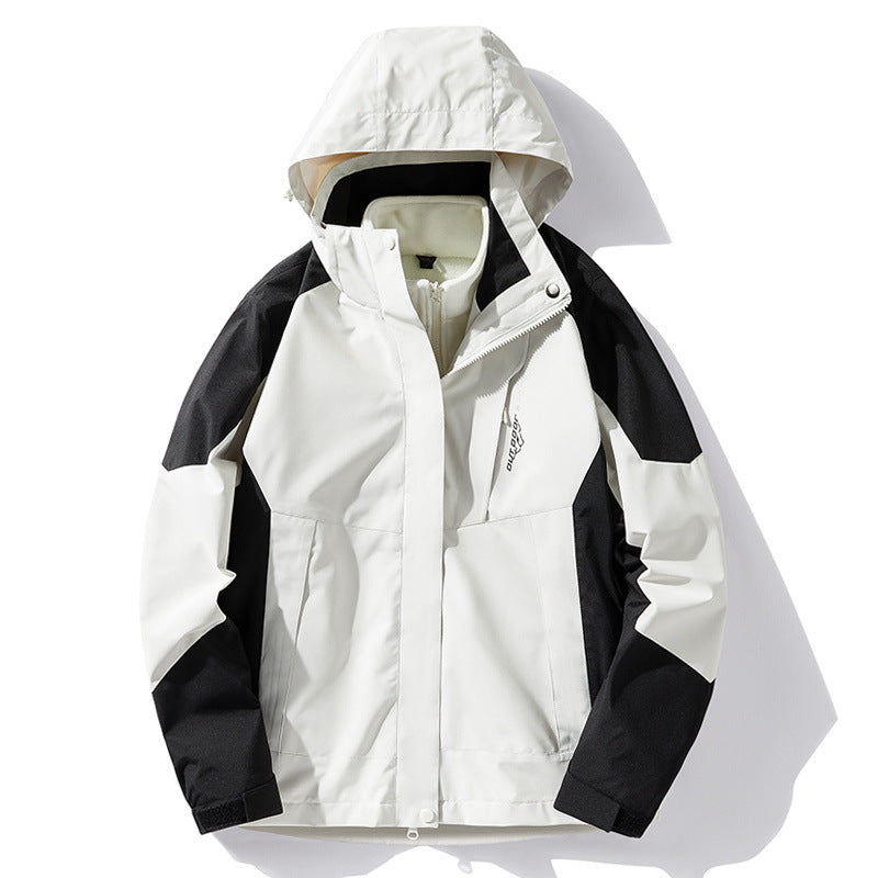3-in-1 Hooded Outdoor Jacket