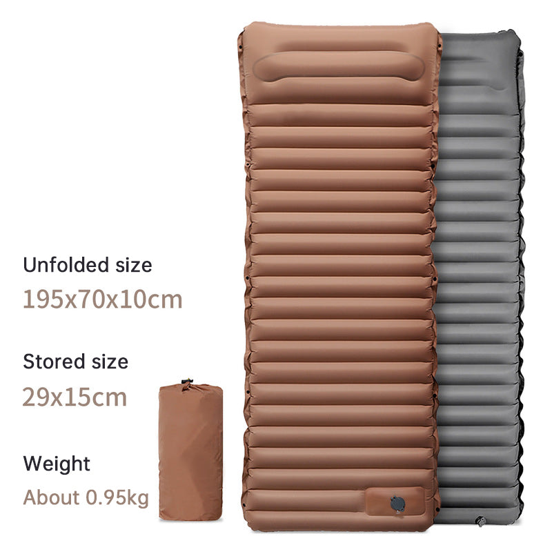 Camping Sleeping Pad with Built-In Pump