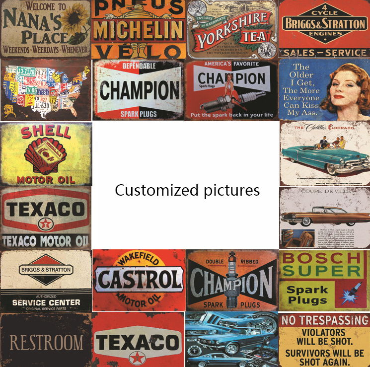 Vintage Aluminum Tin Art