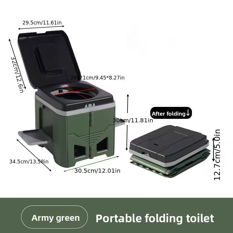 Folding Portable Camping Toilet
