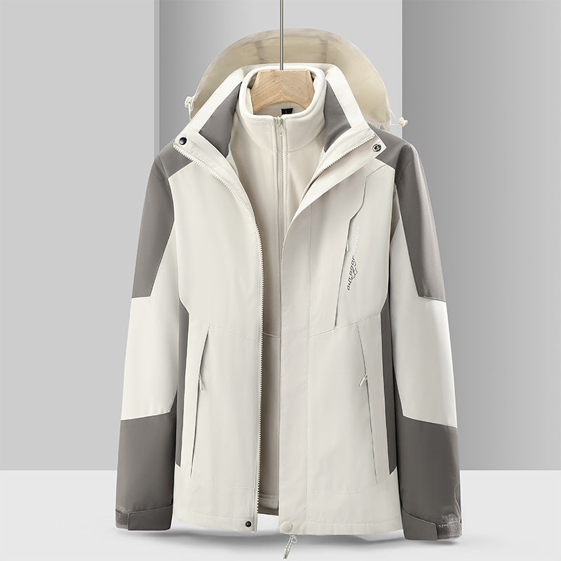 3-in-1 Hooded Outdoor Jacket