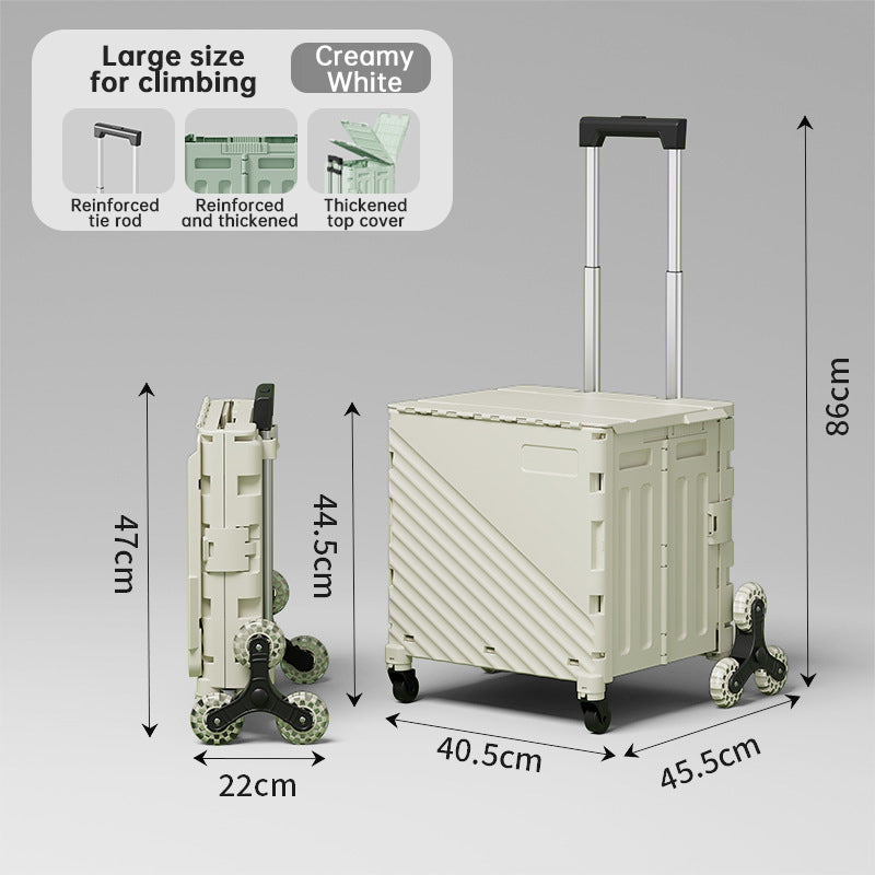 Folding Utility Wagon with Lid