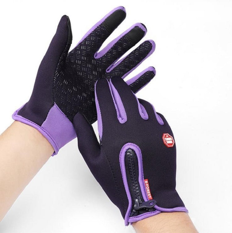 Fleece-Lined Touchscreen Outdoor Gloves