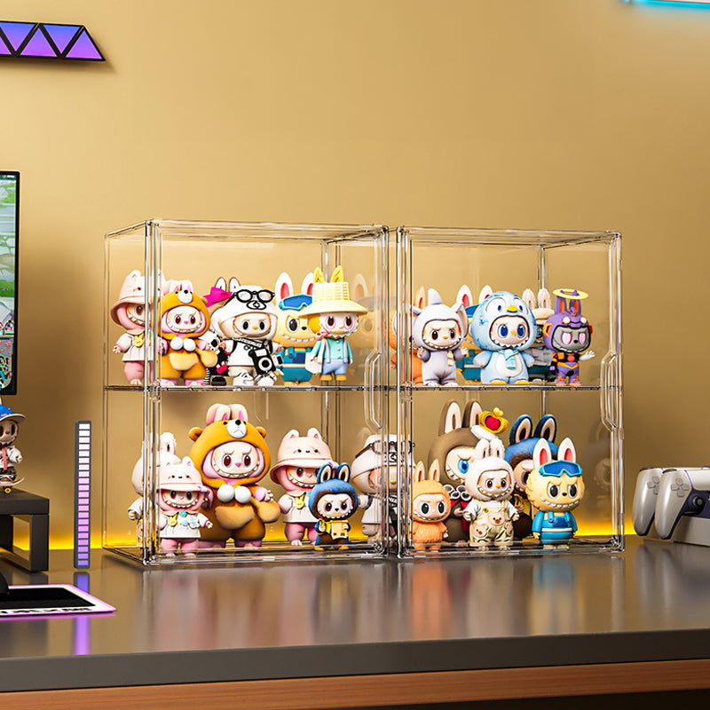 Foldable Magnetic Acrylic Case - Display & Protect Action Figures