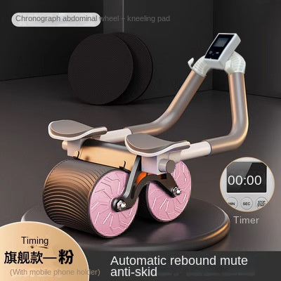 Auto-Return Ab Roller with Elbow Support