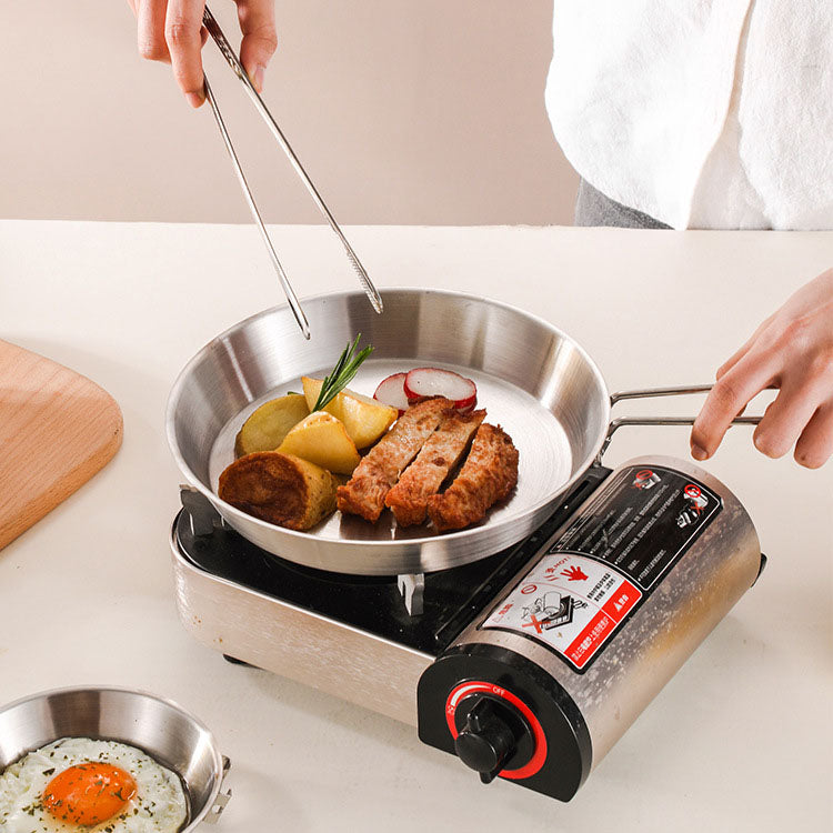 Stainless Steel Camping Frying Pan