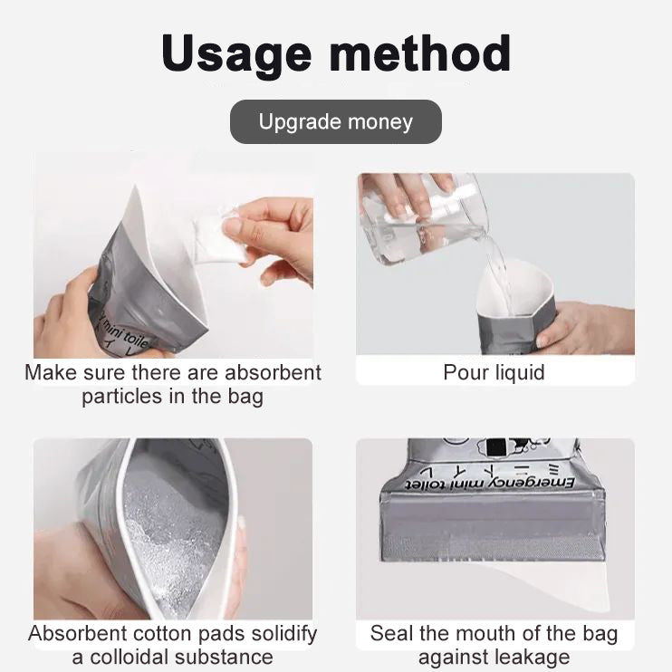 Portable Urinal Bags | 700ml, 4-Pack