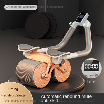 Auto-Return Ab Roller with Elbow Support
