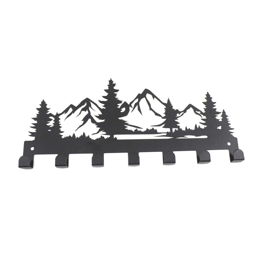 Mountain Wall Hooks | Metal Key Organizer