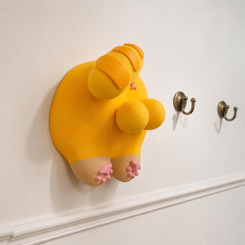 Orange Cat Light Switch Decal | 3D Design