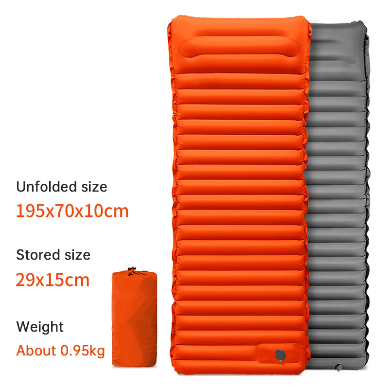 Camping Sleeping Pad with Built-In Pump