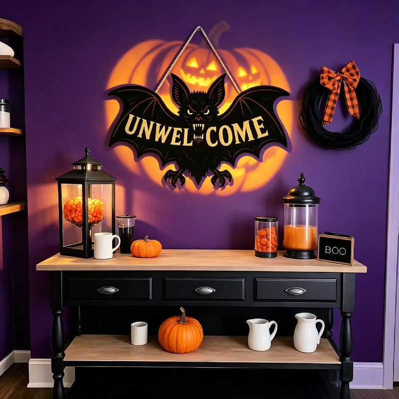 Bat Wooden Ornament