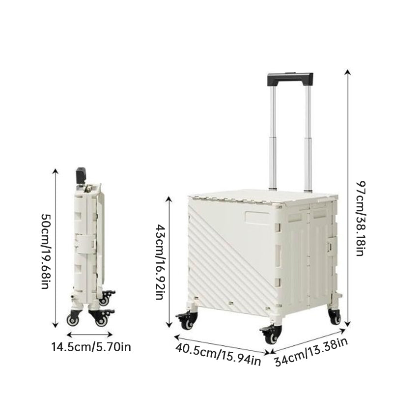 Folding Utility Wagon with Lid
