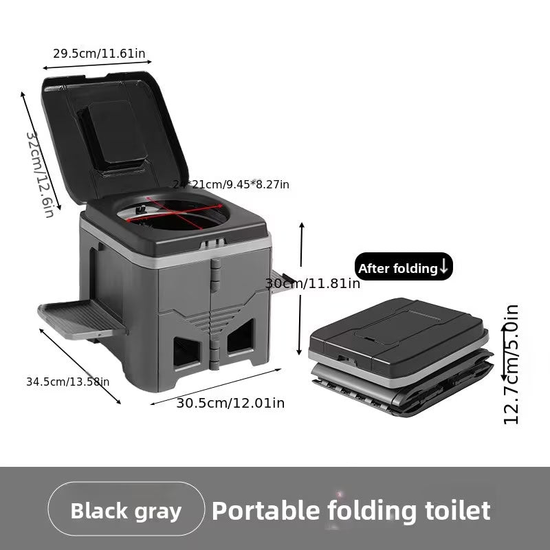 Folding Portable Camping Toilet
