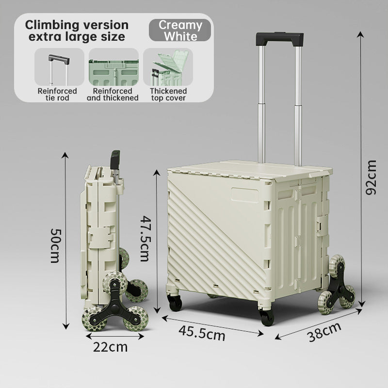 Folding Utility Wagon with Lid