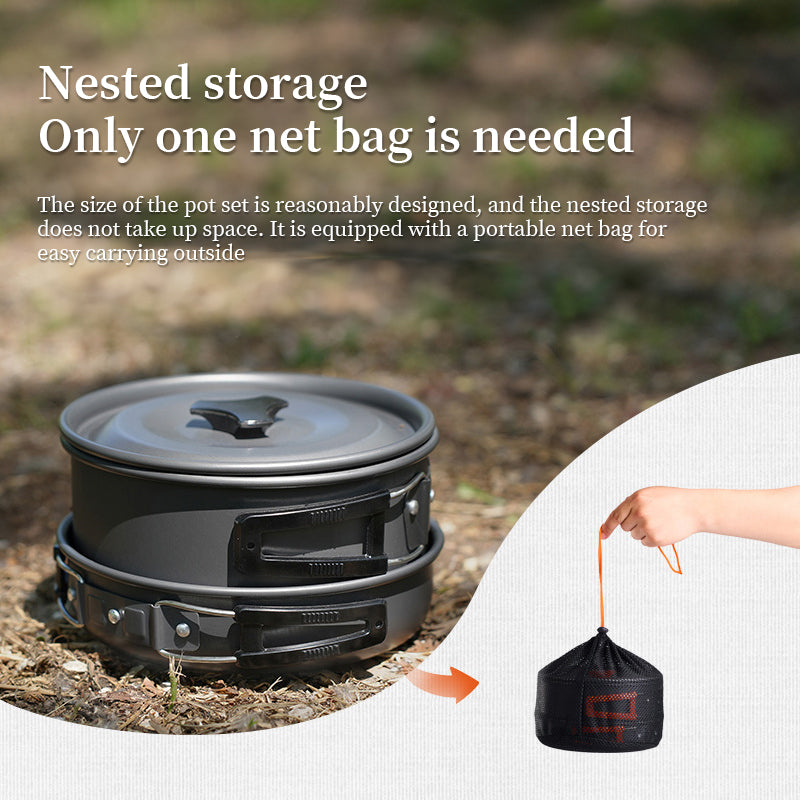Camping Cookware Set | 1–3 People