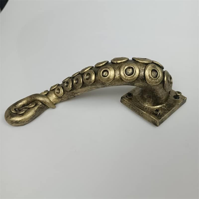Steampunk octopus door handle
