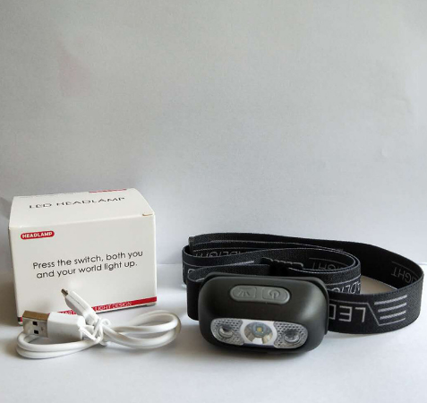 Rechargeable Motion-Sensor Headlamp