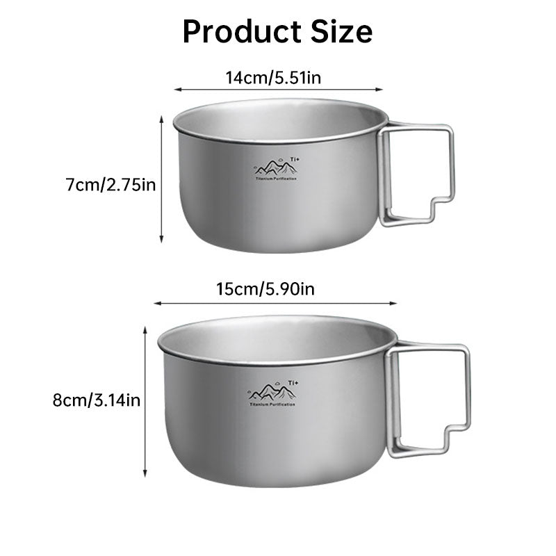 Titanium Alloy Camping Pot
