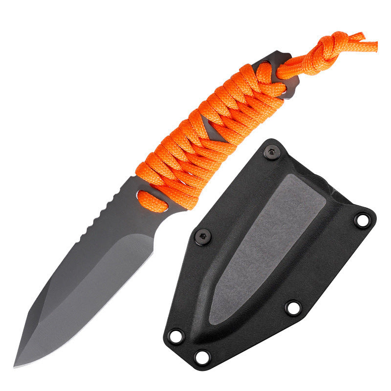 Cord-Wrapped Camping Pocket Knife