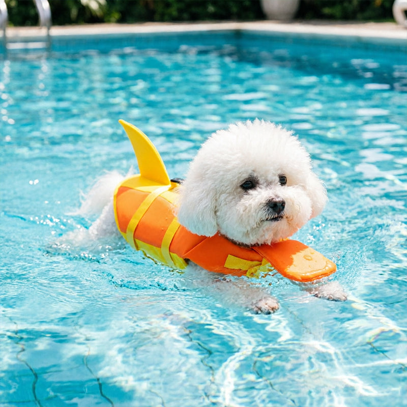 Dog Life Jacket | Tail Design & Grab Handle