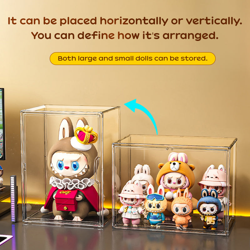 Foldable Magnetic Acrylic Case - Display & Protect Action Figures