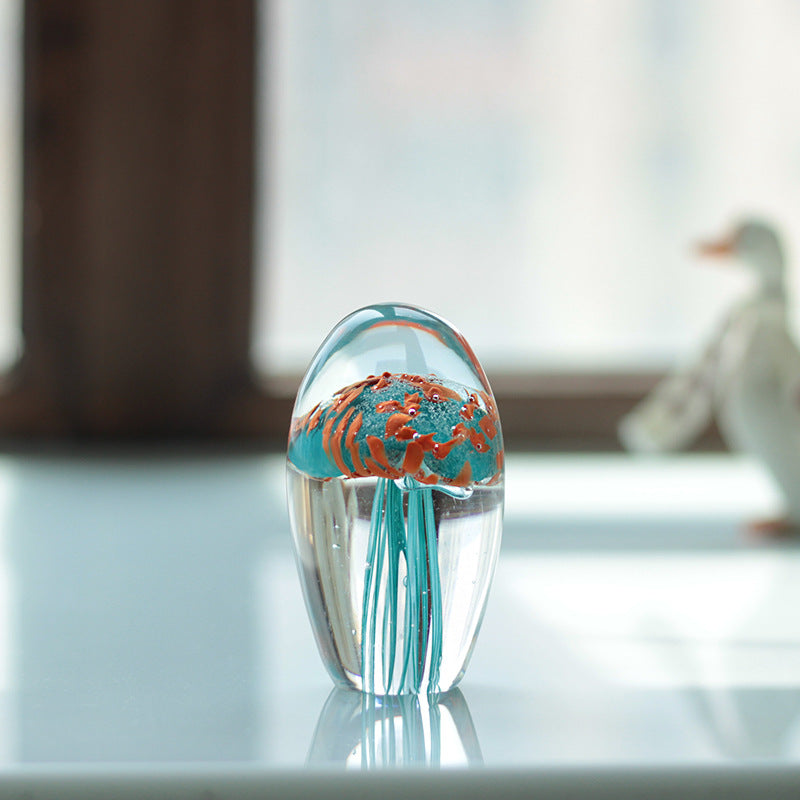 Glass Jellyfish Ornament