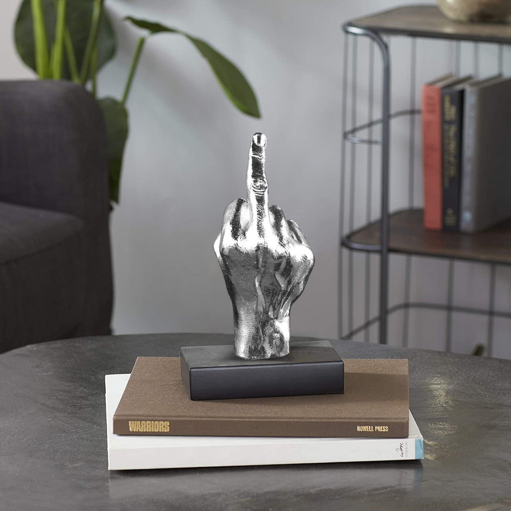 Vertical Middle Finger Statue